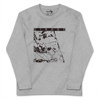 【おいらせ（青森県）】地図柄ロングスリーブTシャツ