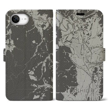 【大石田（山形県）】地図柄iPhoneケース（手帳タイプ）