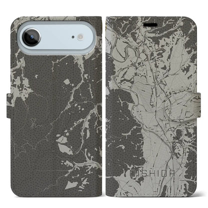 【大石田（山形県）】地図柄iPhoneケース（手帳タイプ）