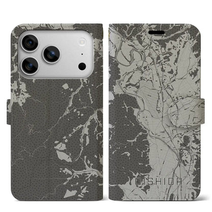 【大石田（山形県）】地図柄iPhoneケース（手帳タイプ）