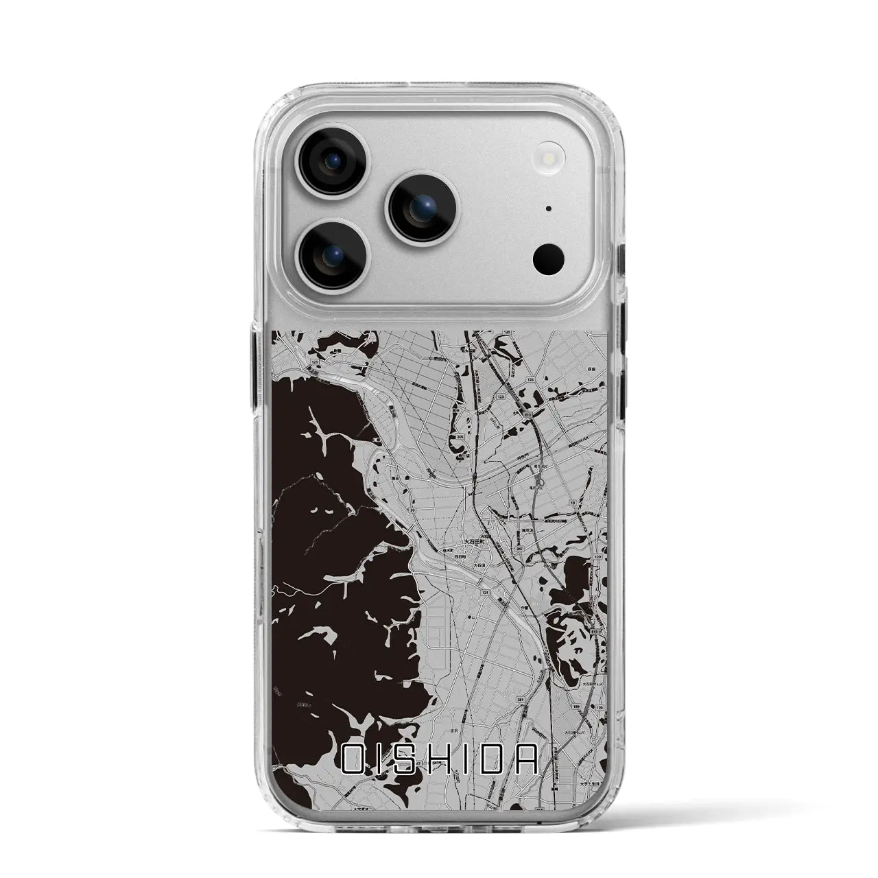 【大石田（山形県）】地図柄iPhoneケース（MagSafeタイプ）