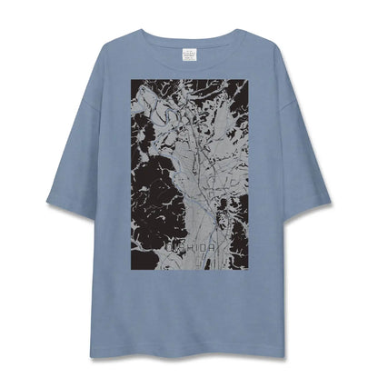 【大石田（山形県）】地図柄ビッグシルエットTシャツ