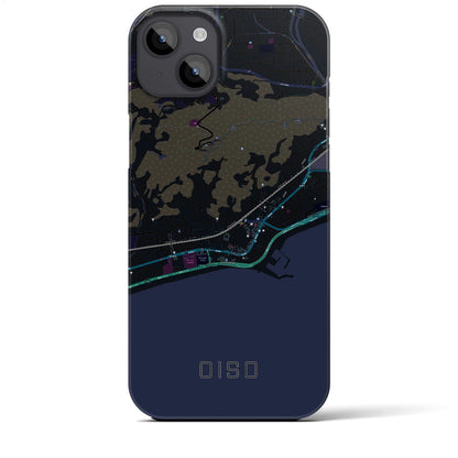 【大磯（神奈川県）】地図柄iPhoneケース（バックカバータイプ）