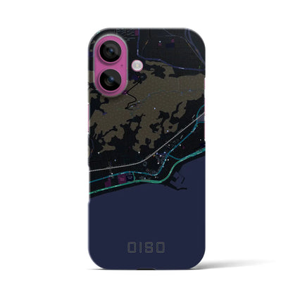 【大磯（神奈川県）】地図柄iPhoneケース（バックカバータイプ）