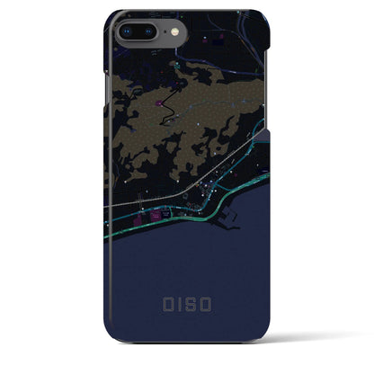 【大磯（神奈川県）】地図柄iPhoneケース（バックカバータイプ）