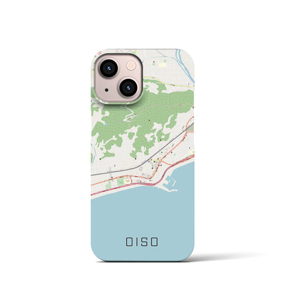 【大磯（神奈川県）】地図柄iPhoneケース（バックカバータイプ）