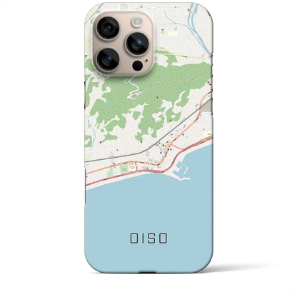 【大磯（神奈川県）】地図柄iPhoneケース（バックカバータイプ）