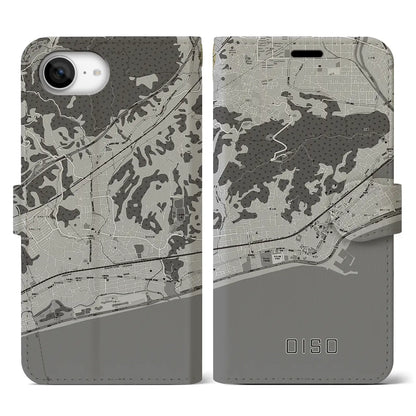 【大磯（神奈川県）】地図柄iPhoneケース（手帳タイプ）