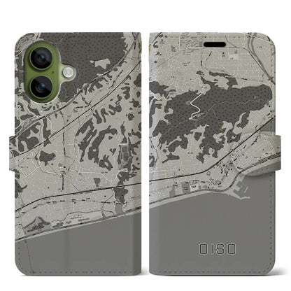 【大磯（神奈川県）】地図柄iPhoneケース（手帳タイプ）