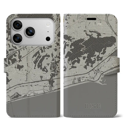 【大磯（神奈川県）】地図柄iPhoneケース（手帳タイプ）