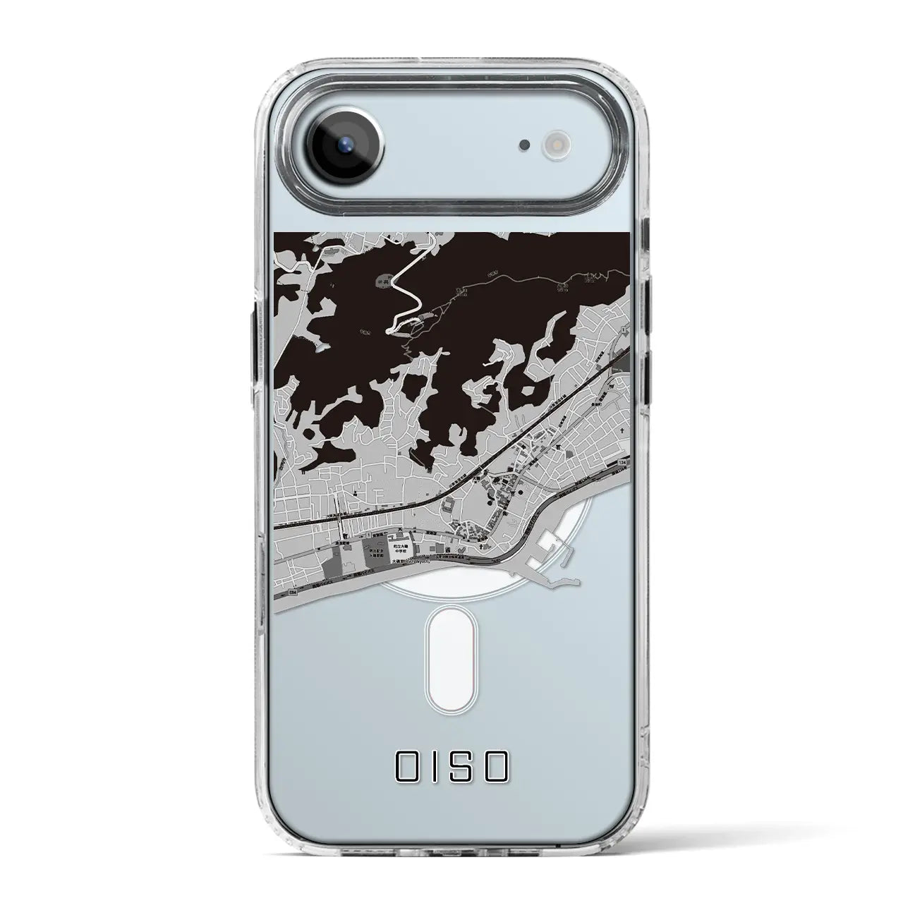 【大磯（神奈川県）】地図柄iPhoneケース（MagSafeタイプ）