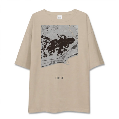【大磯（神奈川県）】地図柄ビッグシルエットTシャツ