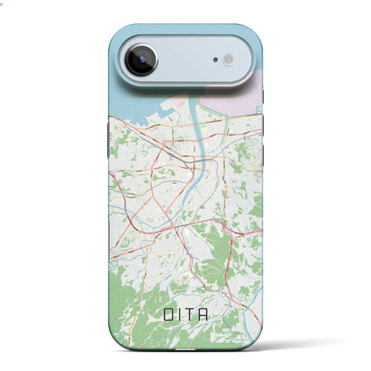 【大分（大分県）】地図柄iPhoneケース（バックカバータイプ）