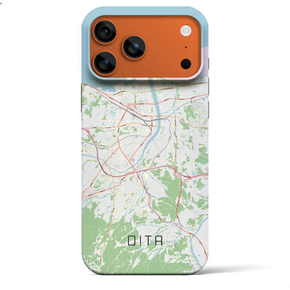 【大分（大分県）】地図柄iPhoneケース（バックカバータイプ）