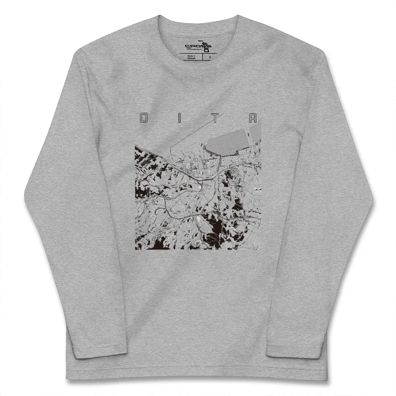 【大分（大分県）】地図柄ロングスリーブTシャツ