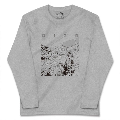 【大分（大分県）】地図柄ロングスリーブTシャツ