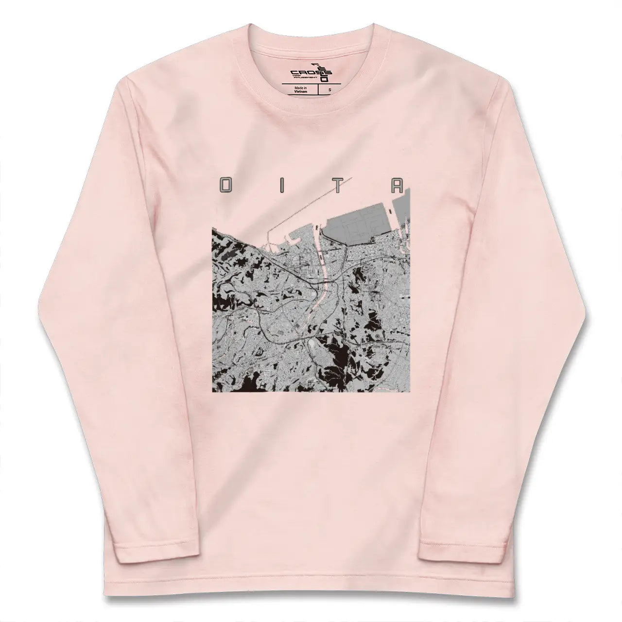【大分（大分県）】地図柄ロングスリーブTシャツ