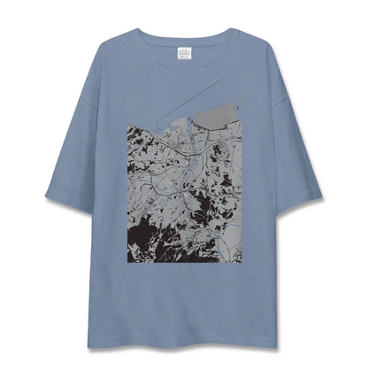 【大分（大分県）】地図柄ビッグシルエットTシャツ