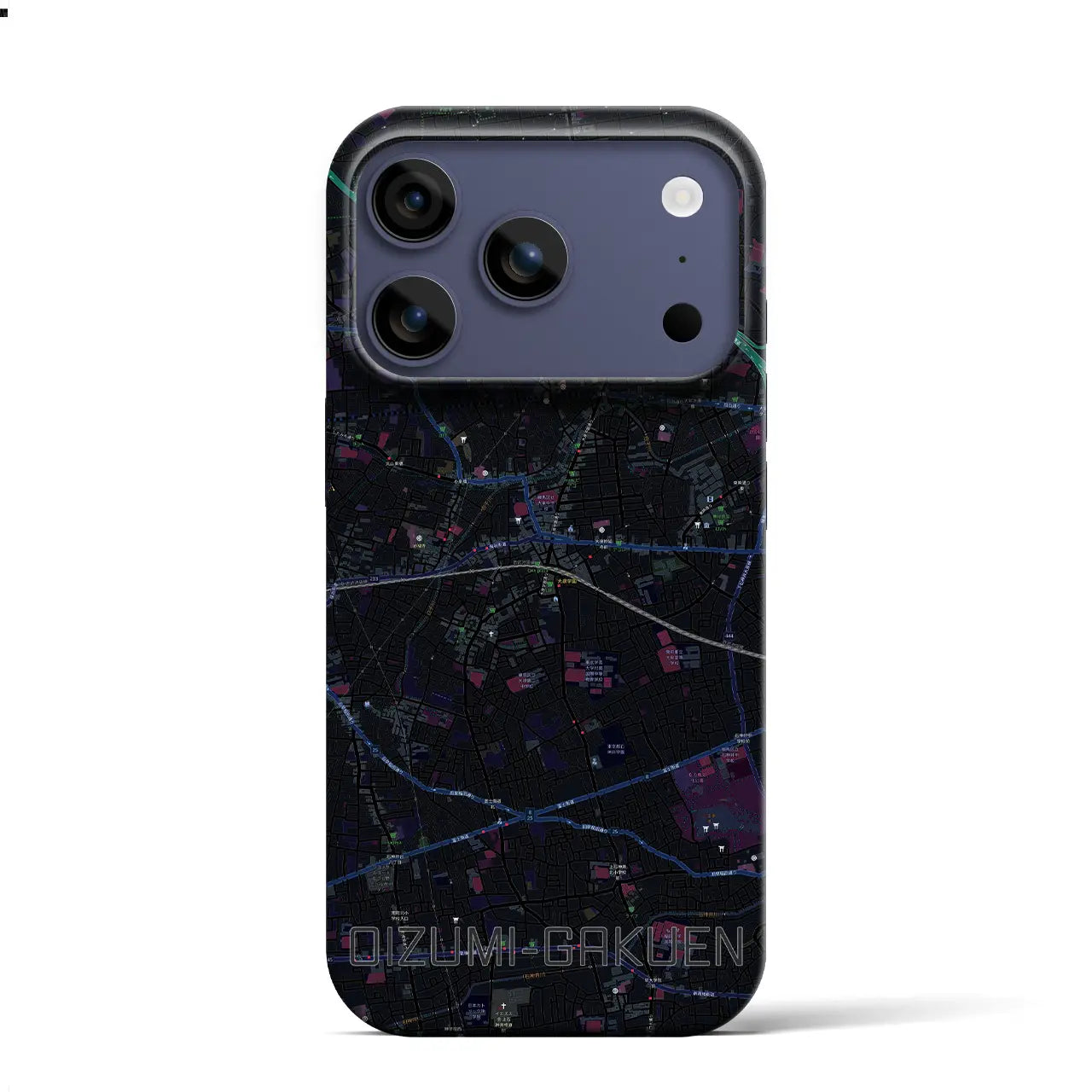 【大泉学園（東京都）】地図柄iPhoneケース（バックカバータイプ）