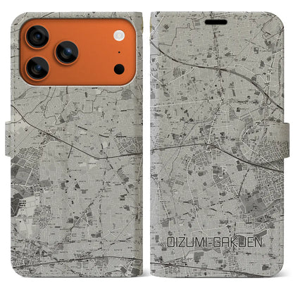 【大泉学園（東京都）】地図柄iPhoneケース（手帳タイプ）