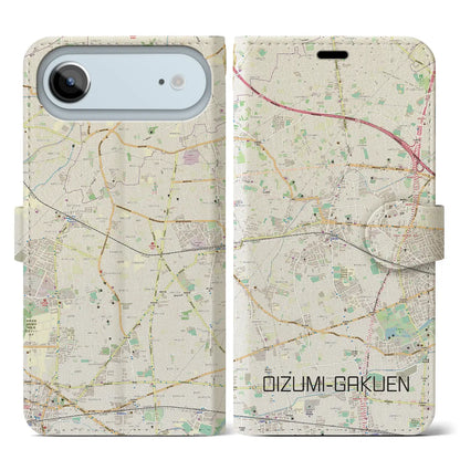 【大泉学園（東京都）】地図柄iPhoneケース（手帳タイプ）