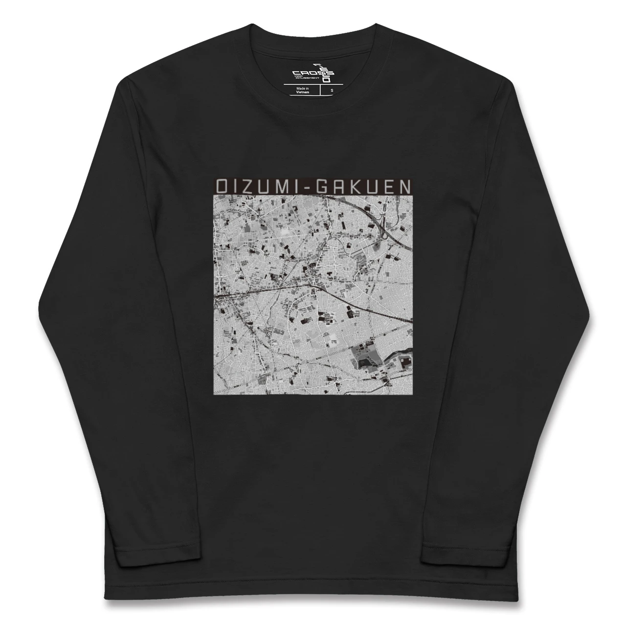 【大泉学園（東京都）】地図柄ロングスリーブTシャツ