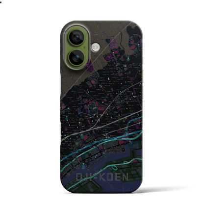 【王子公園（兵庫県）】地図柄iPhoneケース（バックカバータイプ）