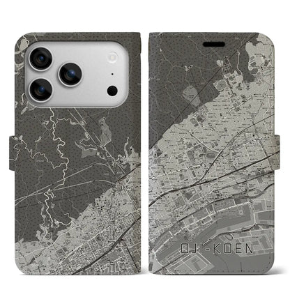 【王子公園（兵庫県）】地図柄iPhoneケース（手帳タイプ）