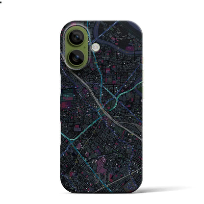 【王子（東京都）】地図柄iPhoneケース（バックカバータイプ）