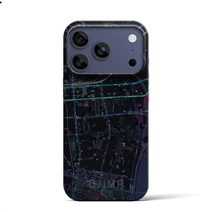 【大島（東京都）】地図柄iPhoneケース（バックカバータイプ）