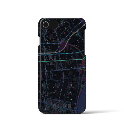 【大島（東京都）】地図柄iPhoneケース（バックカバータイプ）