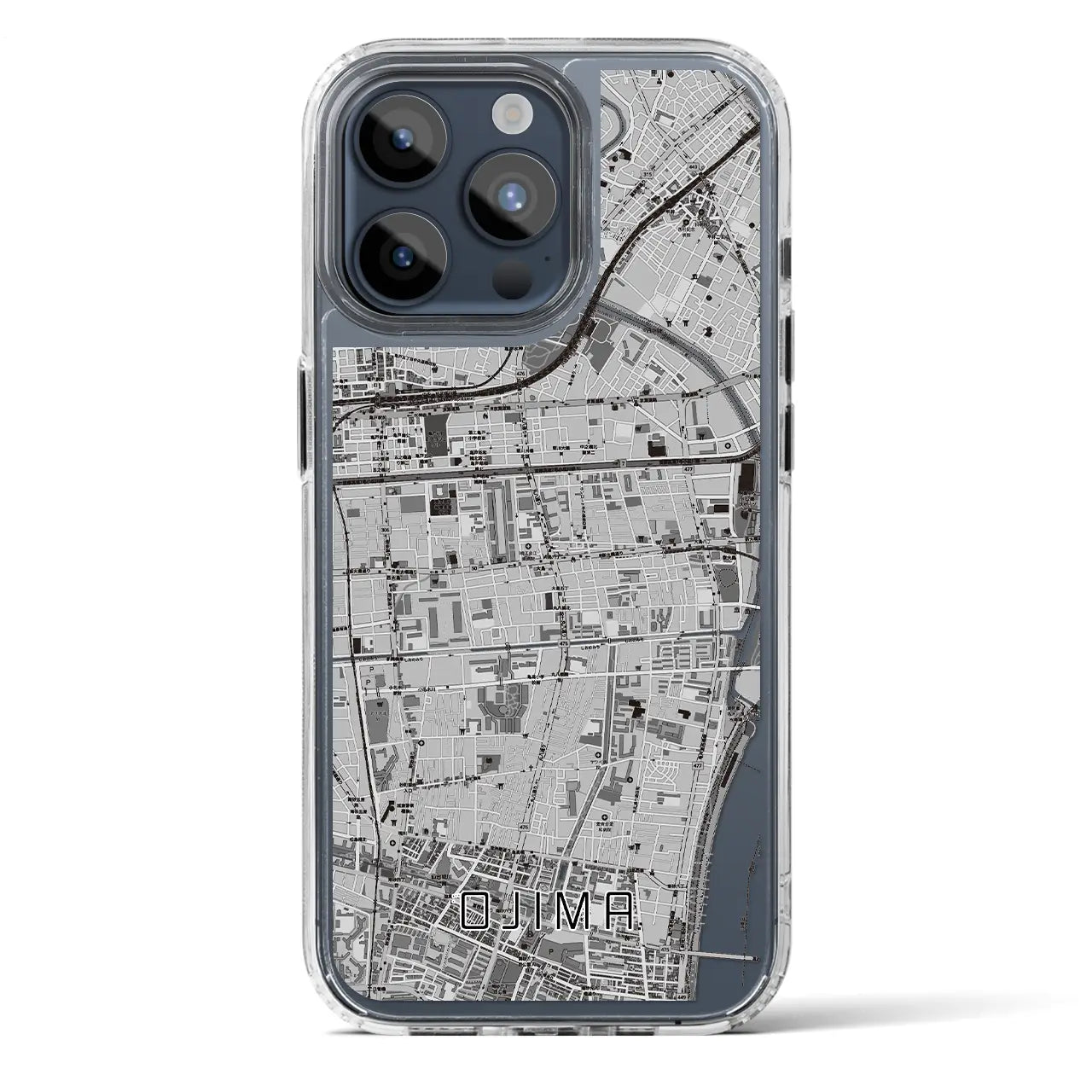 【大島（東京都）】地図柄iPhoneケース（MagSafeタイプ）