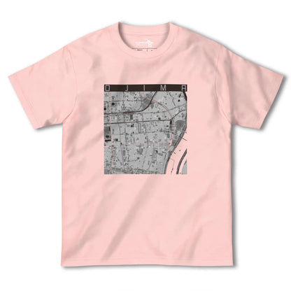 【大島（東京都）】地図柄ヘビーウェイトTシャツ