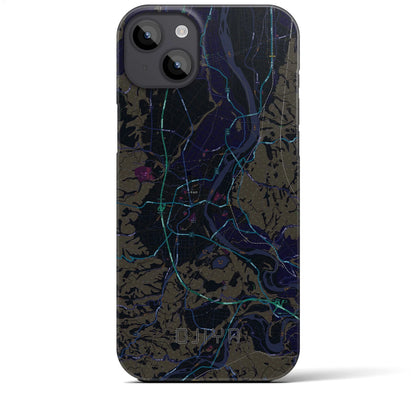 【小千谷（新潟県）】地図柄iPhoneケース（バックカバータイプ）