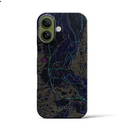 【小千谷（新潟県）】地図柄iPhoneケース（バックカバータイプ）