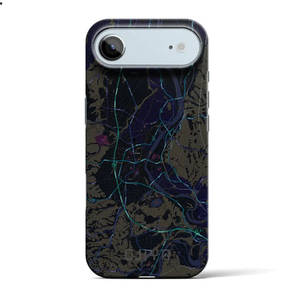 【小千谷（新潟県）】地図柄iPhoneケース（バックカバータイプ）