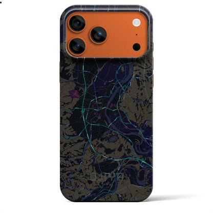 【小千谷（新潟県）】地図柄iPhoneケース（バックカバータイプ）