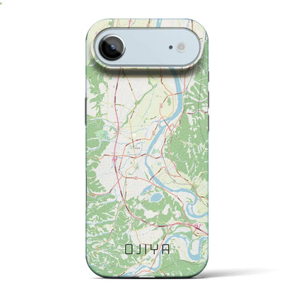 【小千谷（新潟県）】地図柄iPhoneケース（バックカバータイプ）