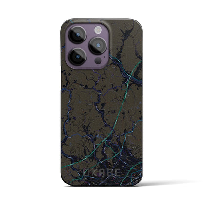 【岡部（静岡県）】地図柄iPhoneケース（バックカバータイプ）