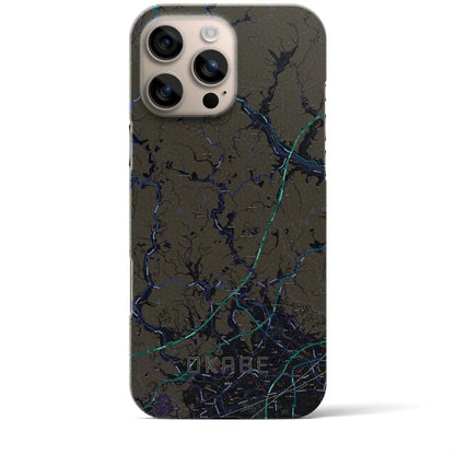 【岡部（静岡県）】地図柄iPhoneケース（バックカバータイプ）