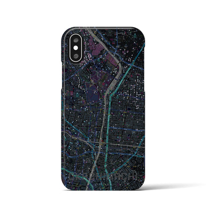 【御徒町（東京都）】地図柄iPhoneケース（バックカバータイプ）