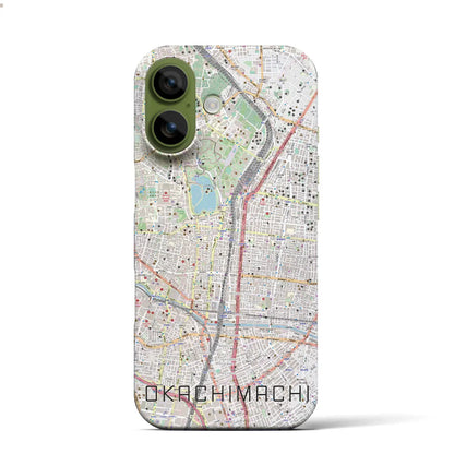 【御徒町（東京都）】地図柄iPhoneケース（バックカバータイプ）