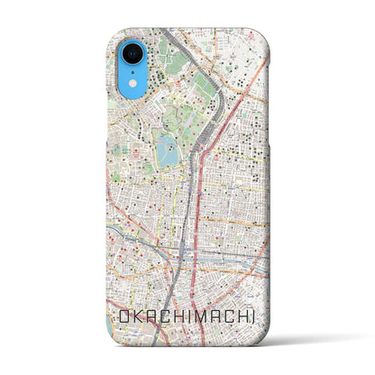 【御徒町（東京都）】地図柄iPhoneケース（バックカバータイプ）