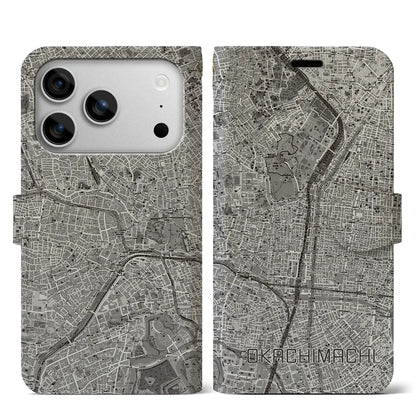 【御徒町（東京都）】地図柄iPhoneケース（手帳タイプ）