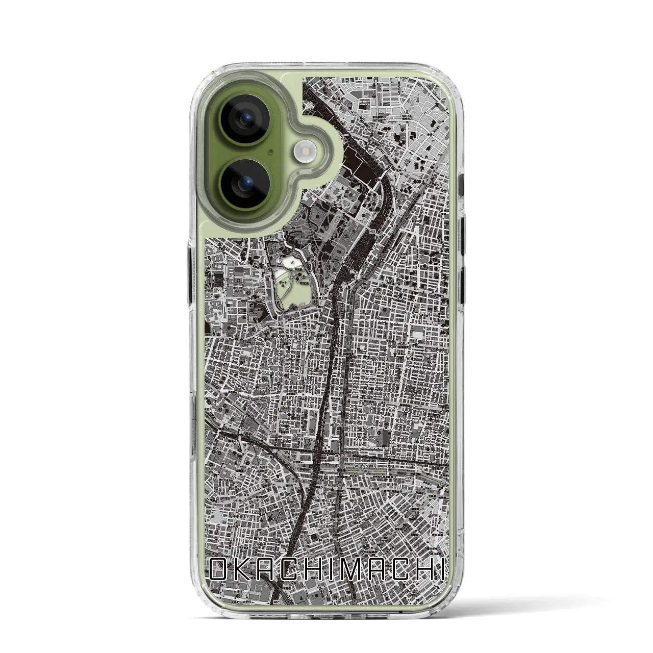 【御徒町（東京都）】地図柄iPhoneケース（MagSafeタイプ）