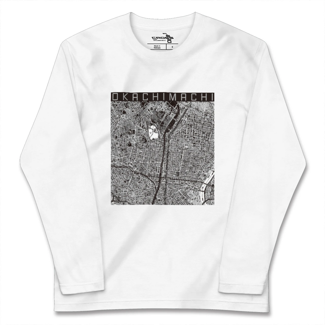 【御徒町(東京都)】地図柄ロングスリーブTシャツ