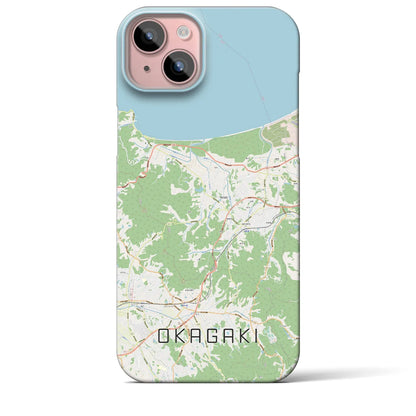 【岡垣（福岡県）】地図柄iPhoneケース（バックカバータイプ）