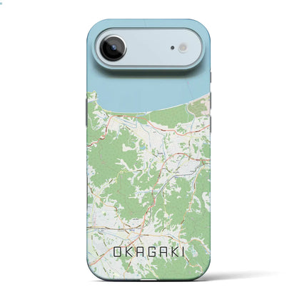 【岡垣（福岡県）】地図柄iPhoneケース（バックカバータイプ）