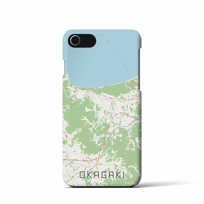 【岡垣（福岡県）】地図柄iPhoneケース（バックカバータイプ）