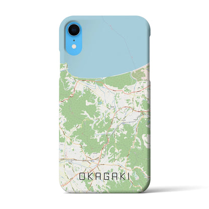 【岡垣（福岡県）】地図柄iPhoneケース（バックカバータイプ）